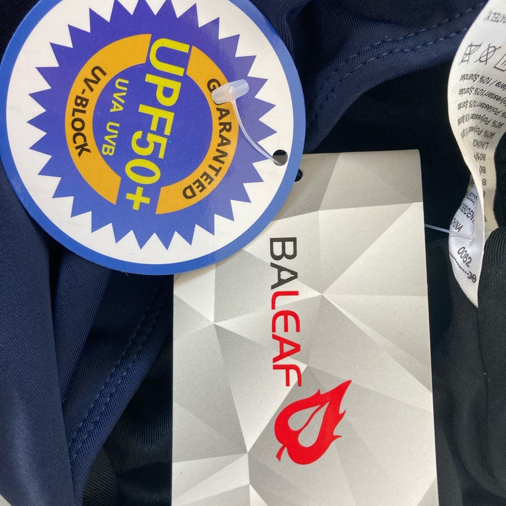 Baleaf women’s navy 1 piece swimsuit Size Large - Picture 3 of 4